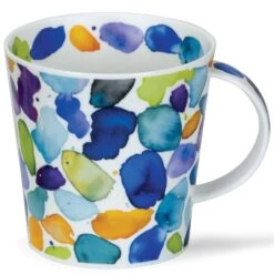 DUNOON Cairngorm Blobs Blue Mug