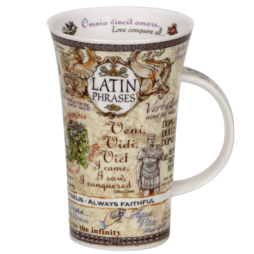 DUNOON Glencoe Latin Phrases Mug