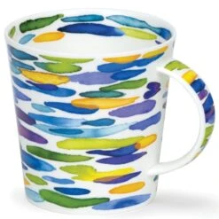 DUNOON Cairngorm Slapdash Blue Mug*