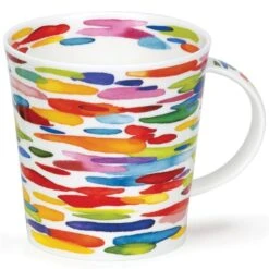 DUNOON Cairngorm Slapdash Red Mug