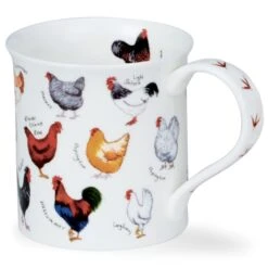 DUNOON Bute Animal Breeds Chicken Mug