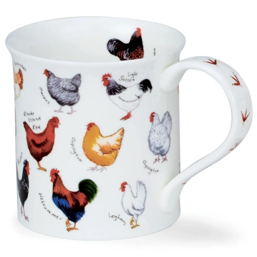 DUNOON Bute Animal Breeds Chicken Mug