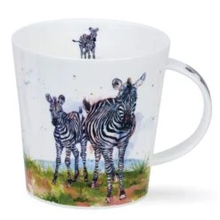 DUNOON Cairngorm Serengeti Zebra Mug*