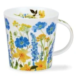 DUNOON Cairngorm Cottage Border Blue Mug