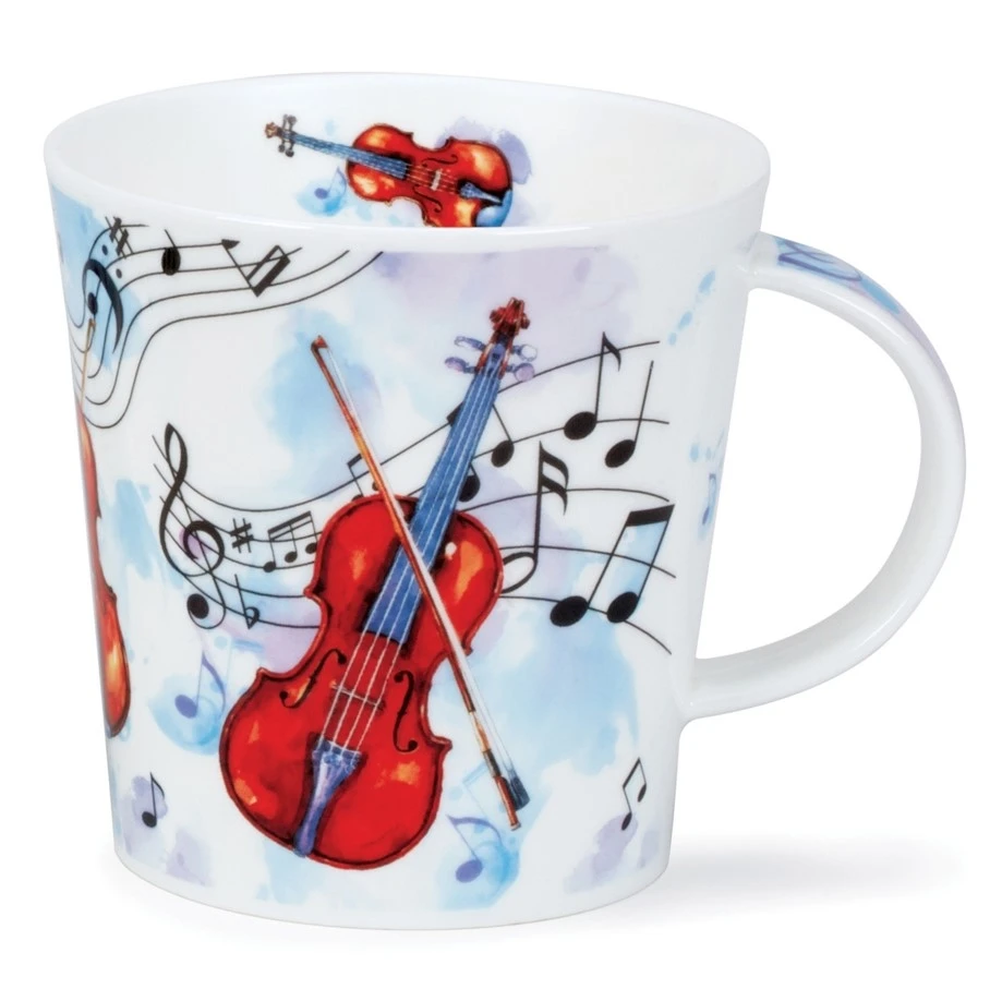 DUNOON Cairngorm Making Music Violin Mug - Image 5