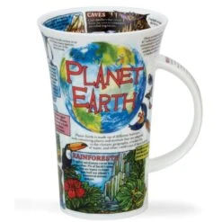 DUNOON Glencoe Planet Earth Mug