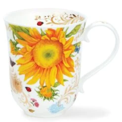 DUNOON Braemar Vintage Gold (Sunflower) Mug