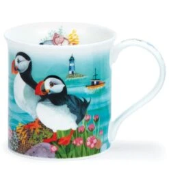 DUNOON Bute Seashore Puffin Mug