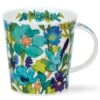 DUNOON Cairngorm Flower Shower Blue Mug