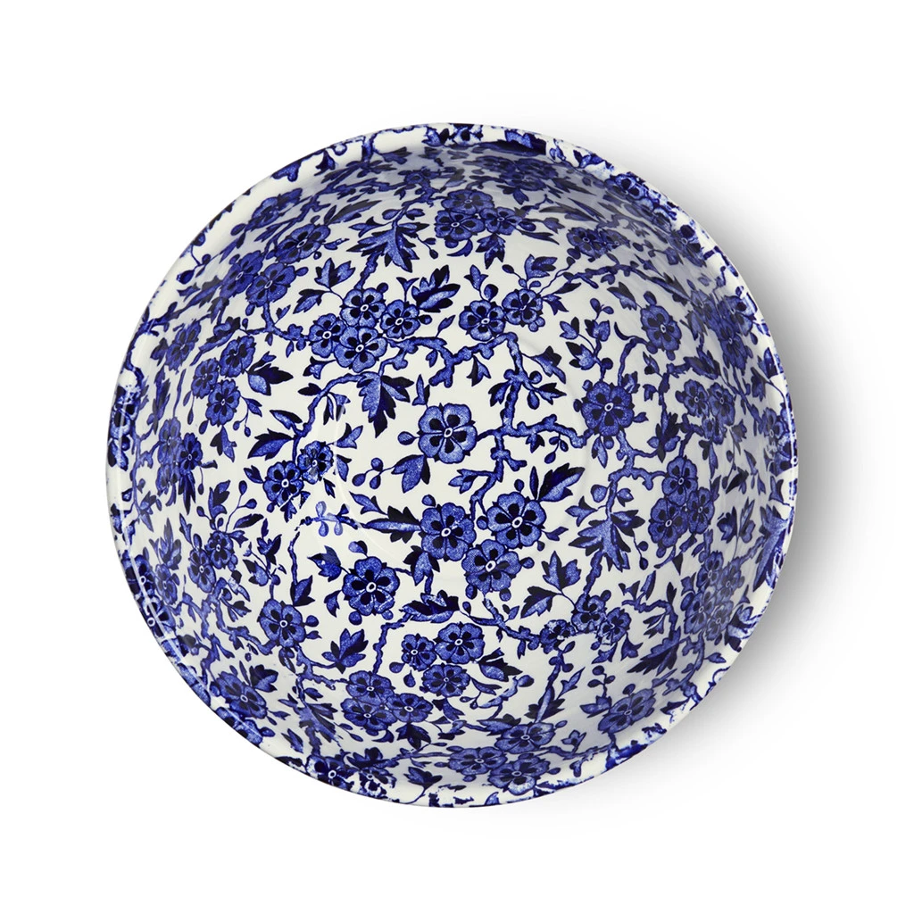 812010061 Burleigh Blue Arden Footed Bowl Medium 20.5cm - Image 2