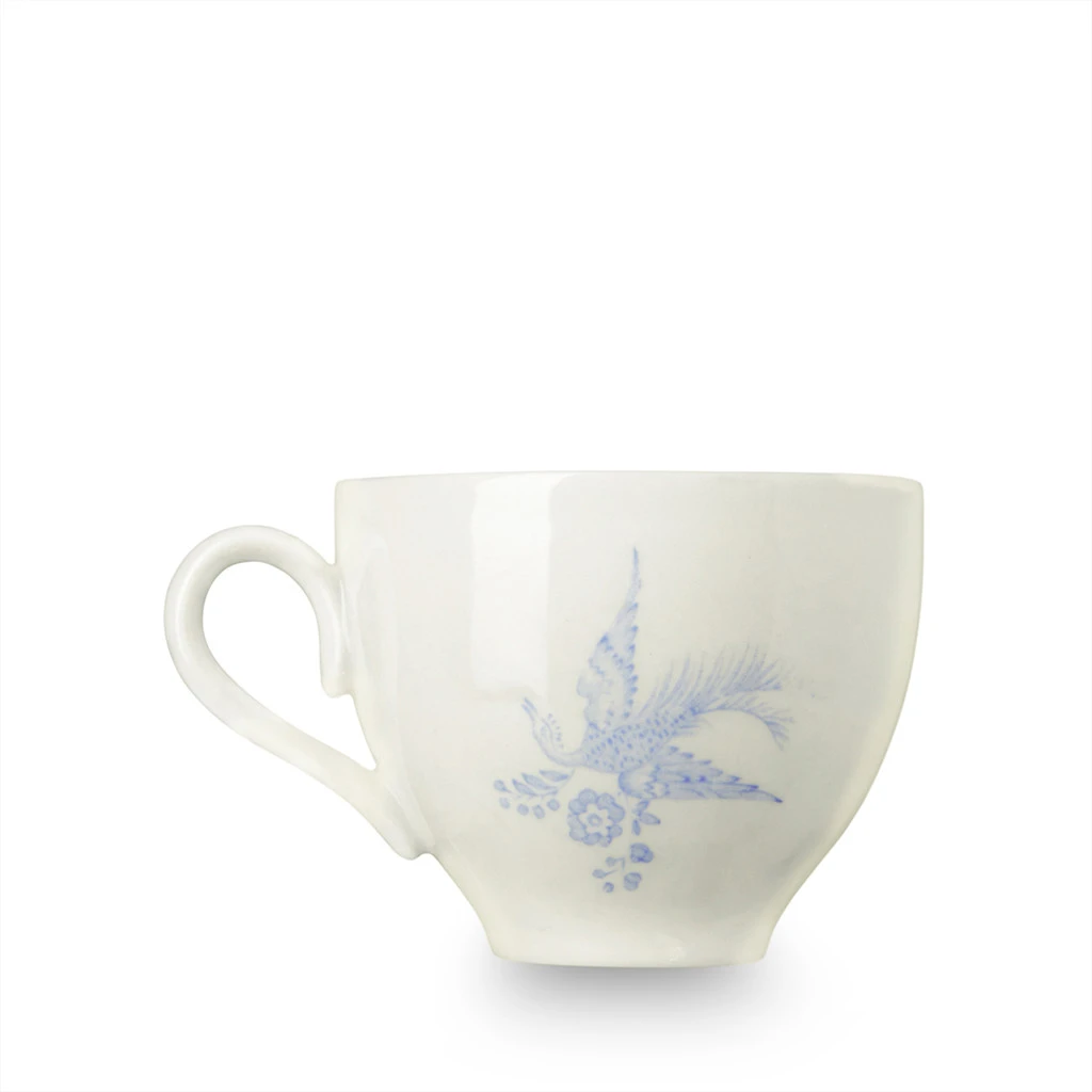 813010001 Burleigh Blue Asiatic Pheasant Teacup 187ml/0.33pt - Image 2