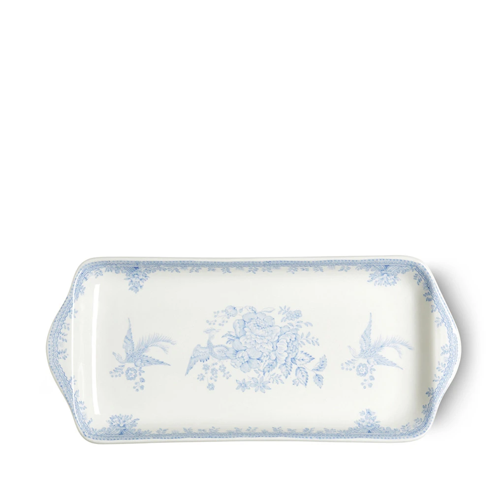 813010076 Burleigh Blue Asiatic Pheasant Rectangular Tray