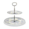 813040050 Burleigh Blue Asiatic Pheasant Cake Stand 2 Tier