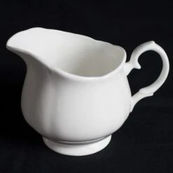 Duchess Fine Bone China Best White Cream Jug Large 1/2pt