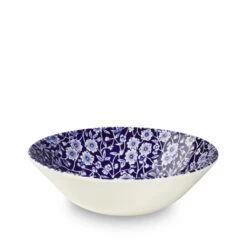 815010007 Burleigh Blue Calico Cereal Bowl 16cm/6.25"