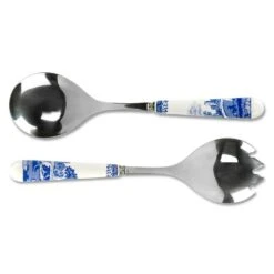 Spode Blue Italian Salad Servers 1107