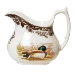 Spode Woodland Cream Jug Mallard Duck 1750