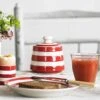 Cornishware - Cornish Red Covered Sugar Bowl 852645