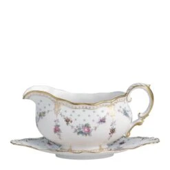 Royal Crown Derby Royal Antoinette - Sauce Boat Stand 0111