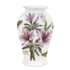 BOTANIC GARDEN Canton Vase 8" Lily Flowered Azalea BG58050