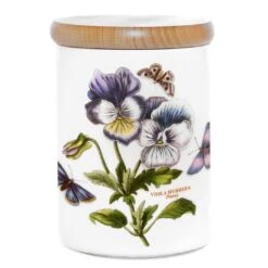 BOTANIC GARDEN Airtight Jar 5.5" Pansy BG48130
