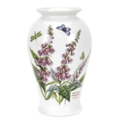 BOTANIC GARDEN Canton Vase 8" Foxglove BG58050