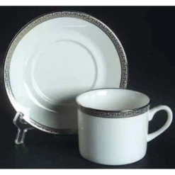 Royal Worcester Corinth Platinum Tea Saucer ONLY