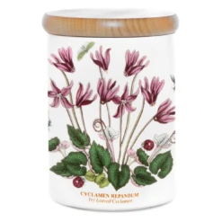 BOTANIC GARDEN Airtight Jar 5.5" Cyclamen BG48130
