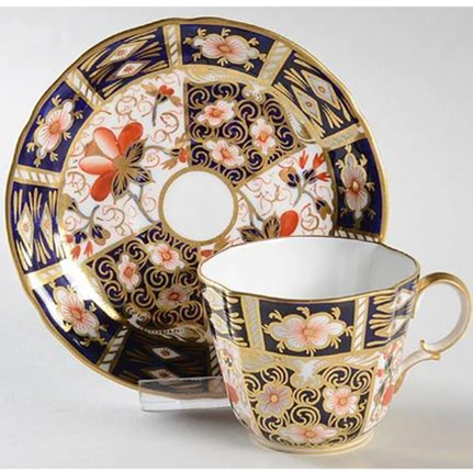 Royal Crown Derby Traditional Imari - Teacup & Saucer