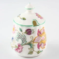 MINTON Haddon Hall Mustard Pot & Lid 0188