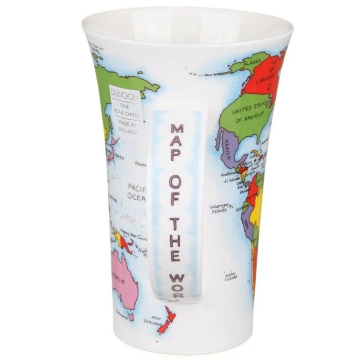 DUNOON Glencoe Map Of The World Mug - Image 2