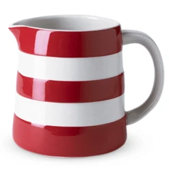 Cornishware - Cornish Red Dreadnought Jug 20oz Medium 082582