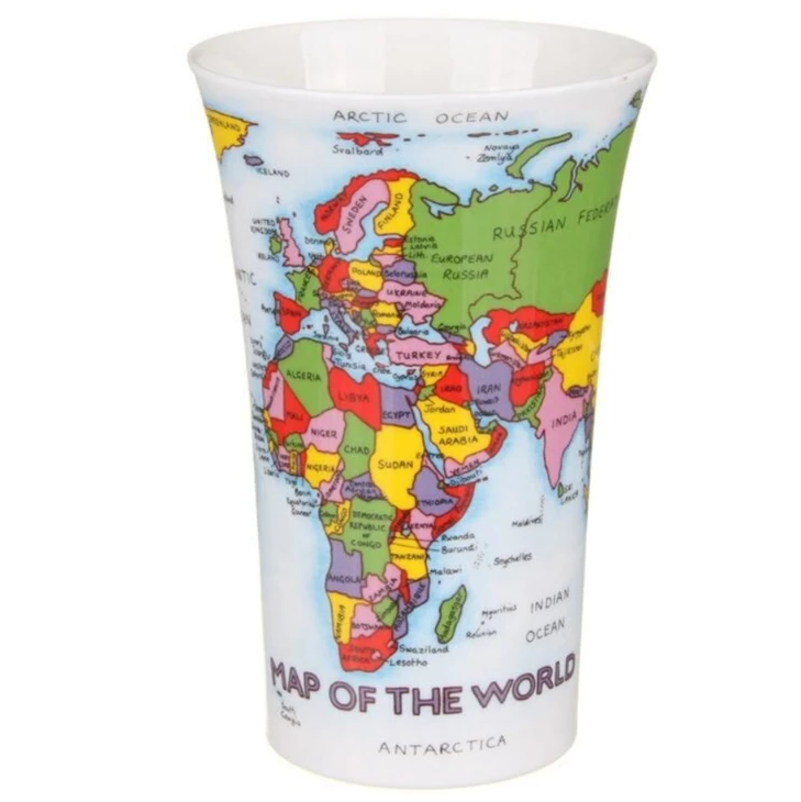 DUNOON Glencoe Map Of The World Mug - Image 4