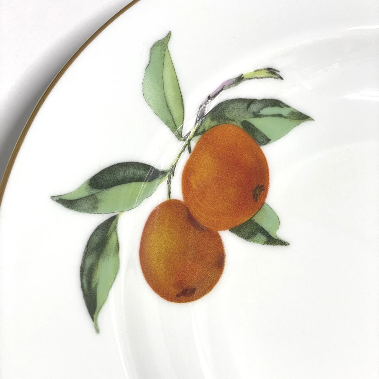 Royal Worcester Evesham Gold Rim Bowl 23cm/9" UK - Image 4