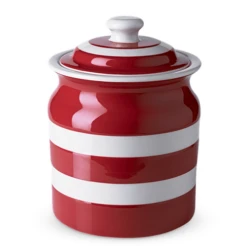 Cornishware - Cornish Red Storage Jar Plain 30oz 082933