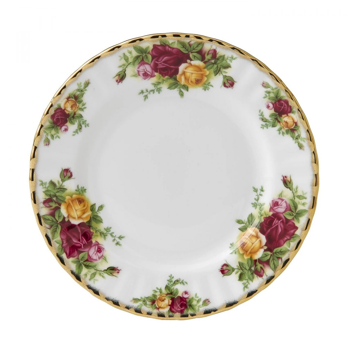 00093 Old Country Roses Plate 18cm/7"