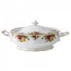 00406 Old Country Roses Covered Vegetable Dish 1.4L