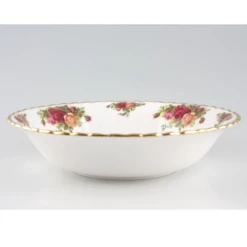 Old Country Roses Round Open Vegetable Dish 24cm/9.5"