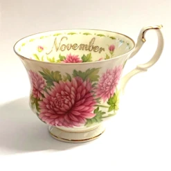 Royal Albert Flower Of The Month Cup ONLY November Chrysanthemum