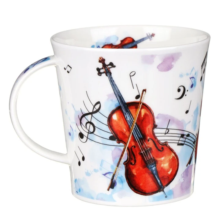DUNOON Cairngorm Making Music Violin Mug - Image 2