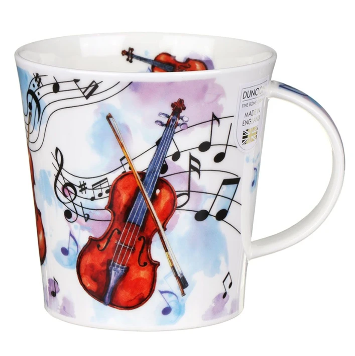 DUNOON Cairngorm Making Music Violin Mug - Image 4
