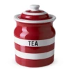 Cornishware - Cornish Red Storage Jar Tea 30oz 082984