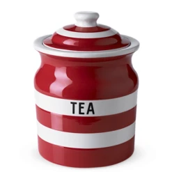 Cornishware - Cornish Red Storage Jar Tea 30oz 082984