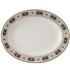 Royal Crown Derby - Derby Border - Oval Platter 13"