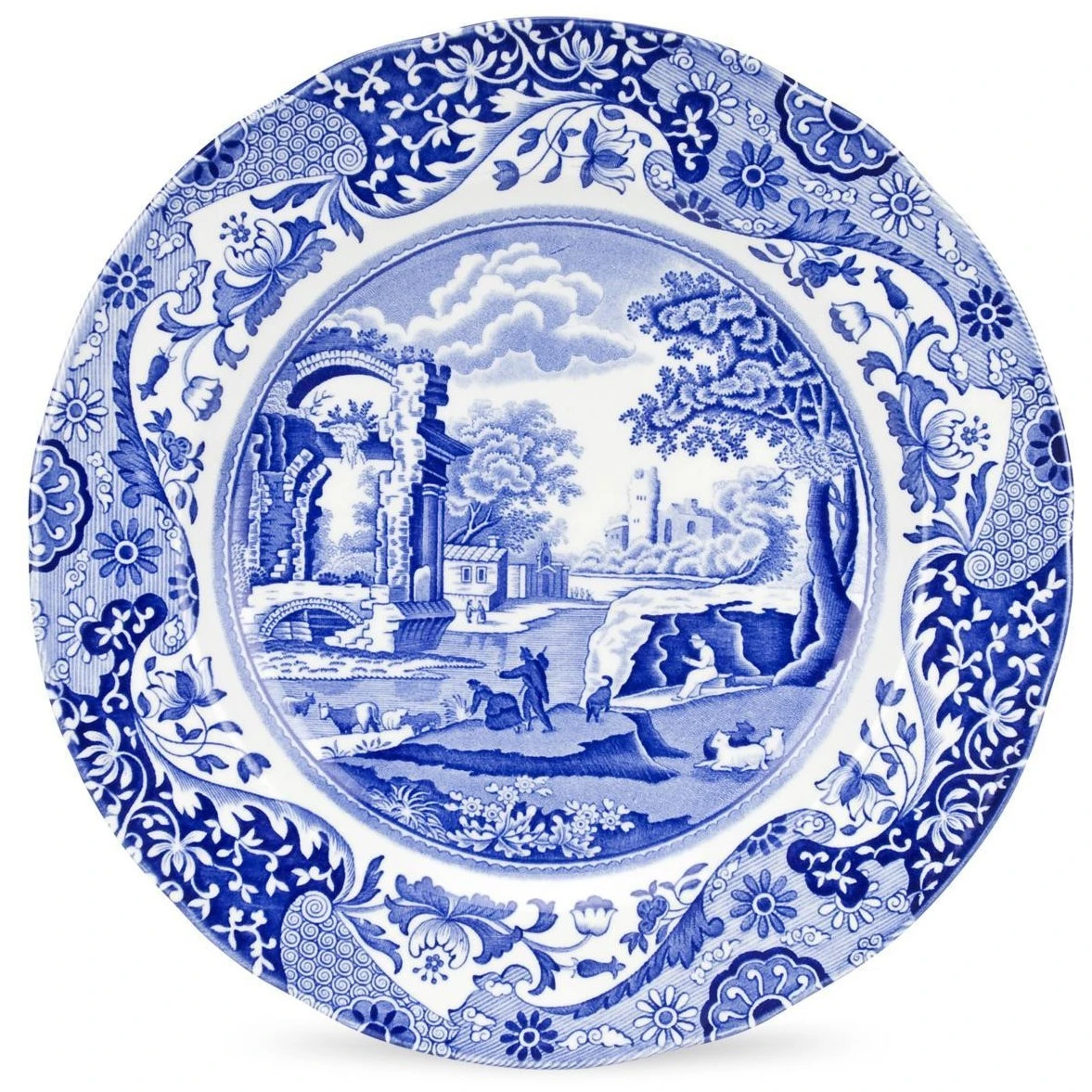 Spode Blue Italian Plate 27cm 0100 - Image 3