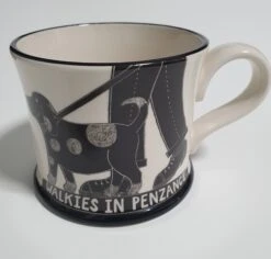 Moorland Pottery Mug - Walkies In Penzance