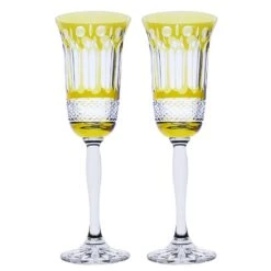 Royal Scot - Belgravia Flute Pair Amber Presentation Boxed