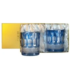 Royal Scot - Belgravia Large Tumbler Pair Sky Presentation Box