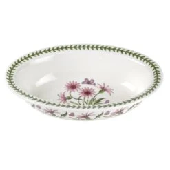 BOTANIC GARDEN Oval Pie Dish Treasure Flower 13.75" BG78882