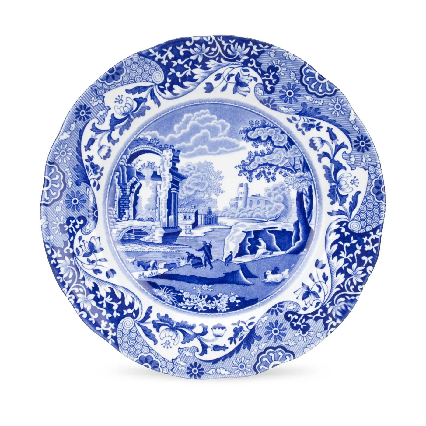 Spode Blue Italian Plate 23cm 0120